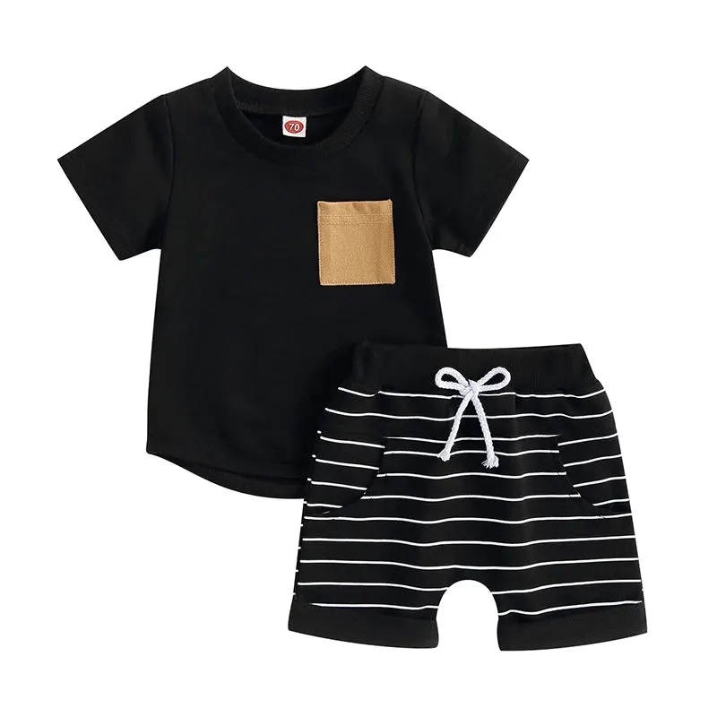 0-4Years 2Pcs Baby Boy Summer Clothing Set