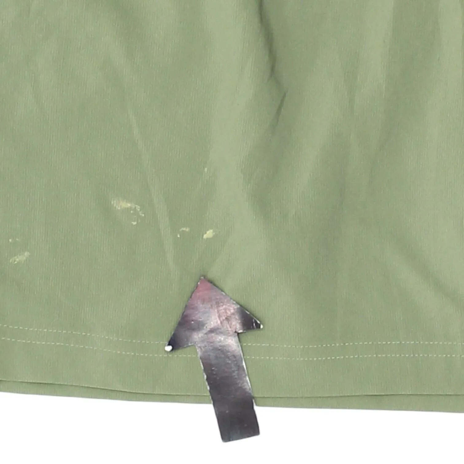 Adidas Mens Green 3 Stripe Polyester Sports Shorts | Sportswear VTG