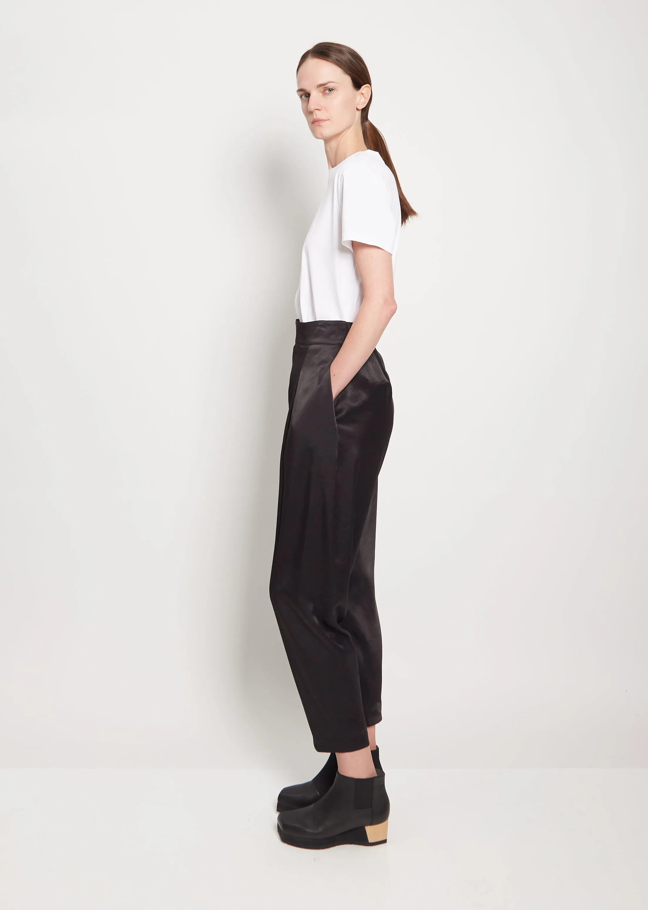 Alabaster Acetate Polyester Pants
