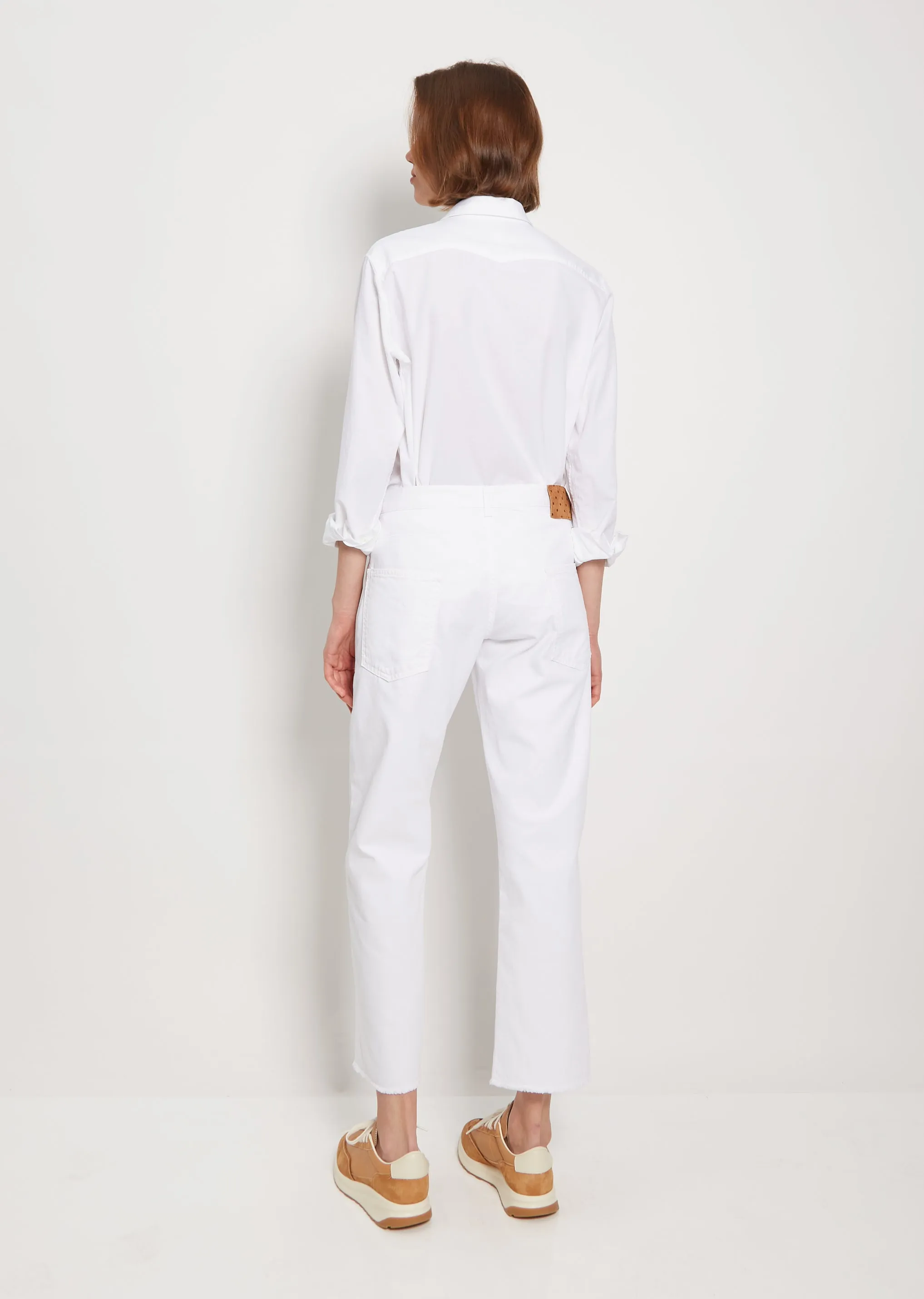 Alosa Cotton Pant — Bianco