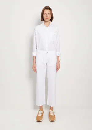 Alosa Cotton Pant — Bianco
