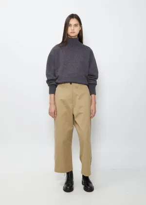 Asher Cotton Pant — Tan