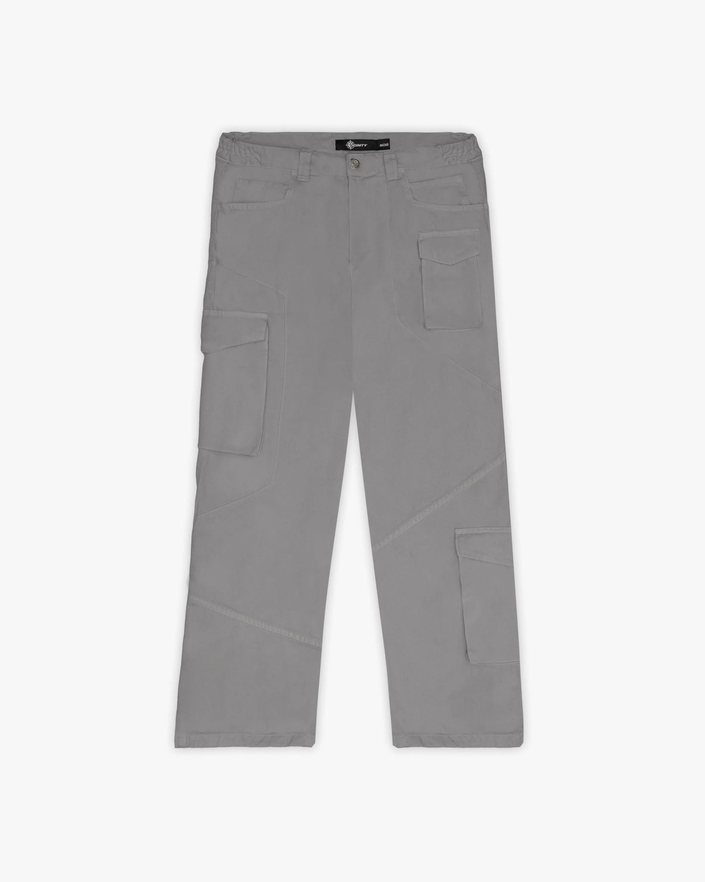ASYMETRICAL CARGOPANTS DARK GREY