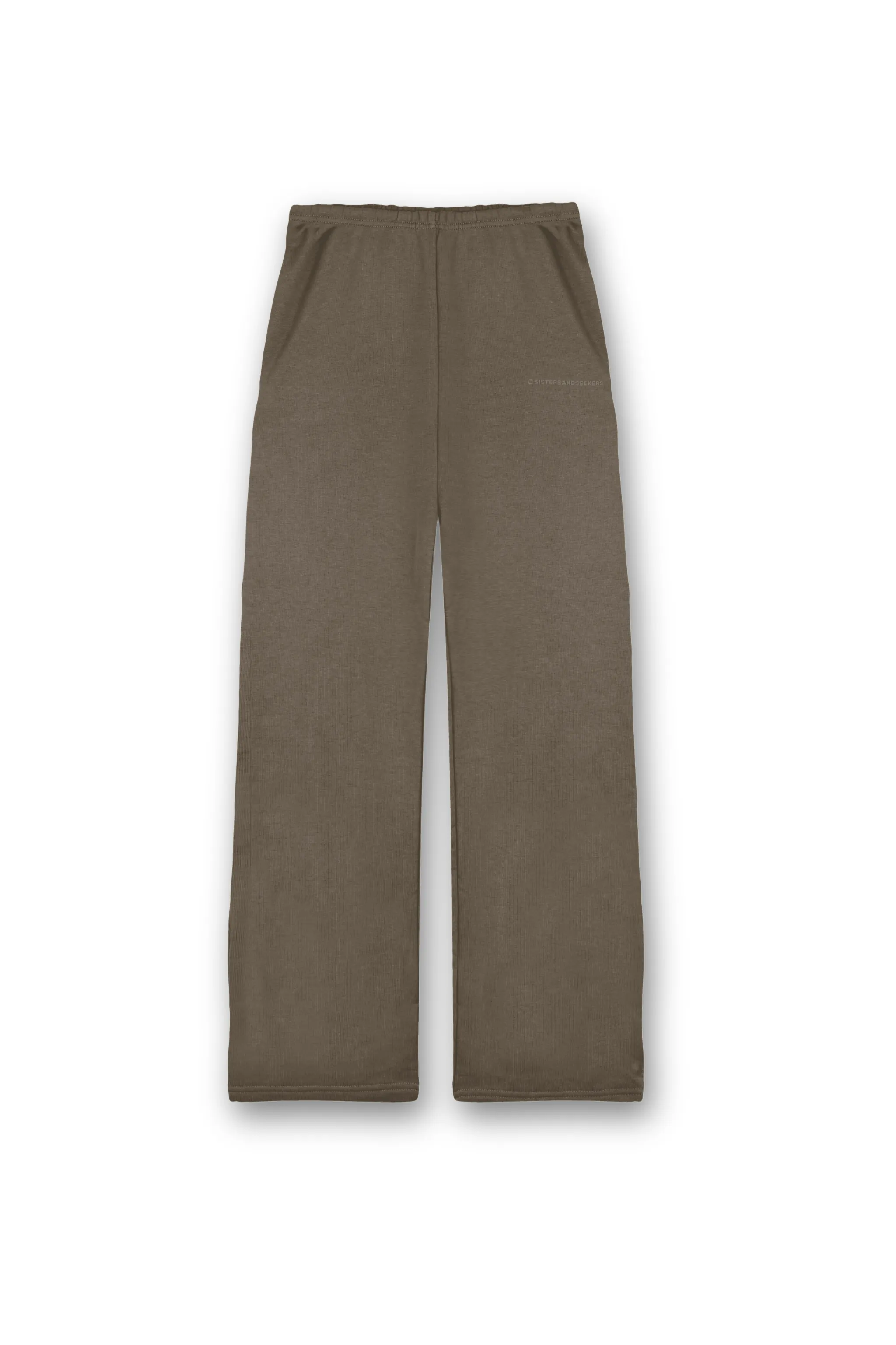 Core Wide Leg Sweatpants in Tobacco