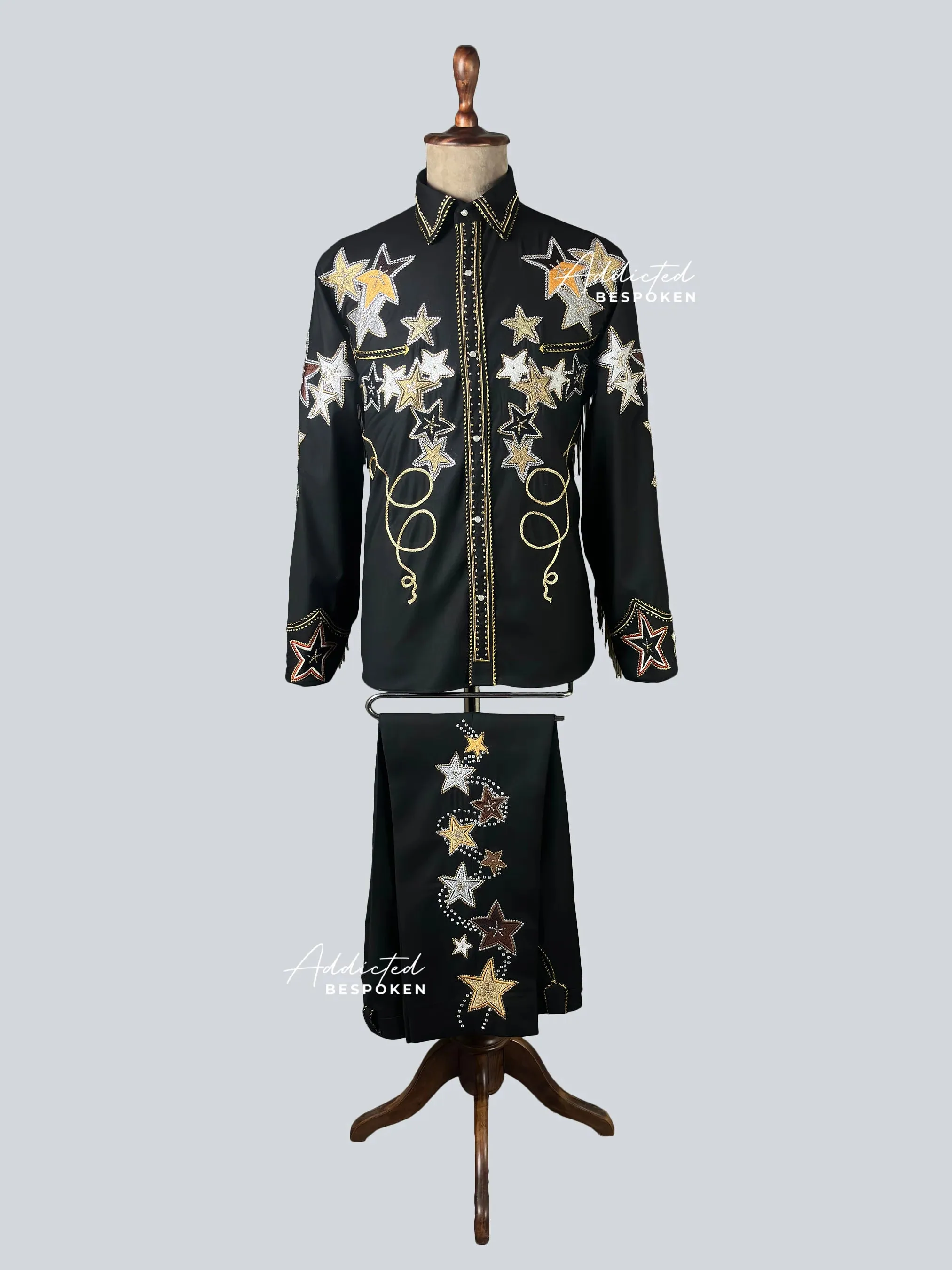 Golden Fringed Stars Outfit