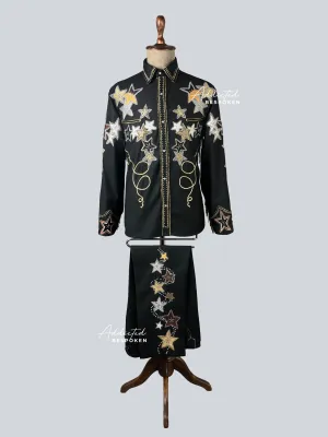 Golden Fringed Stars Outfit