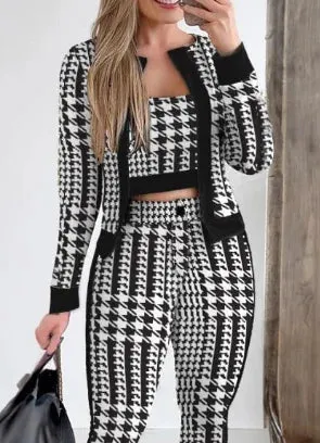 Plaid Chic: Spring Two-Piece Set