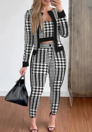 Plaid Chic: Spring Two-Piece Set
