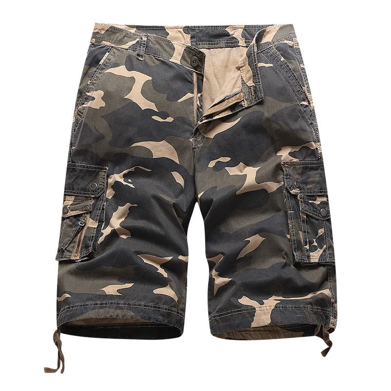 Sportsshorts til mænd med flere lommer