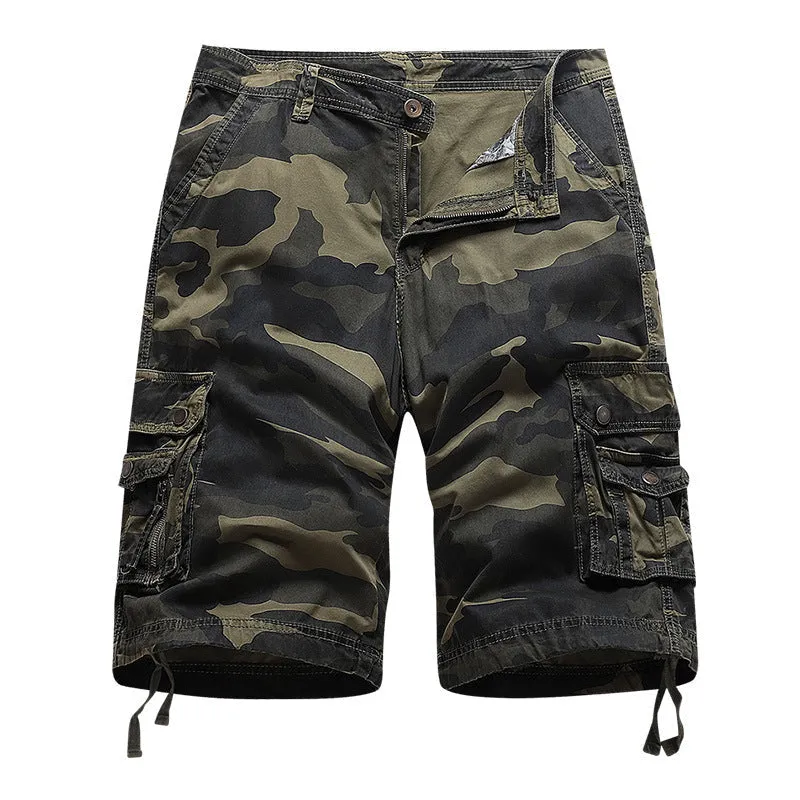 Sportsshorts til mænd med flere lommer