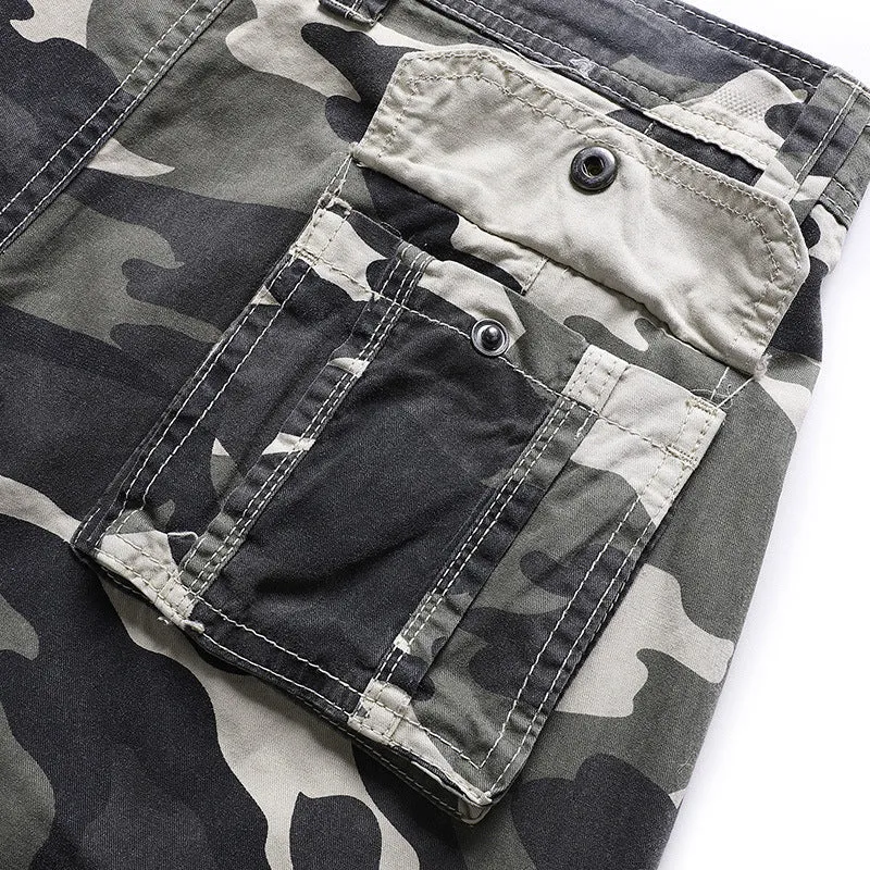 Sportsshorts til mænd med flere lommer