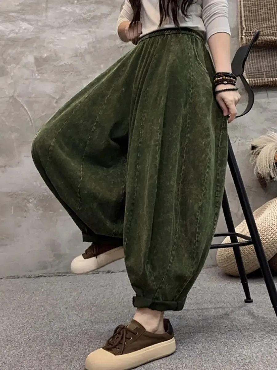 Women Solid Harem Pants