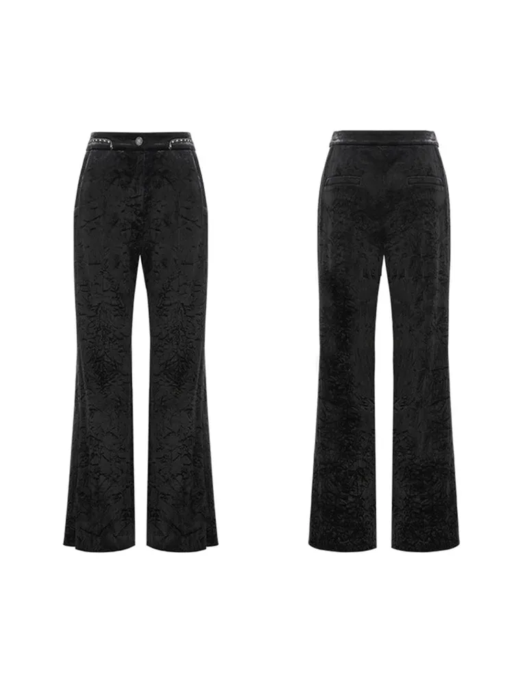 YAYING Black Wide-leg Pants
